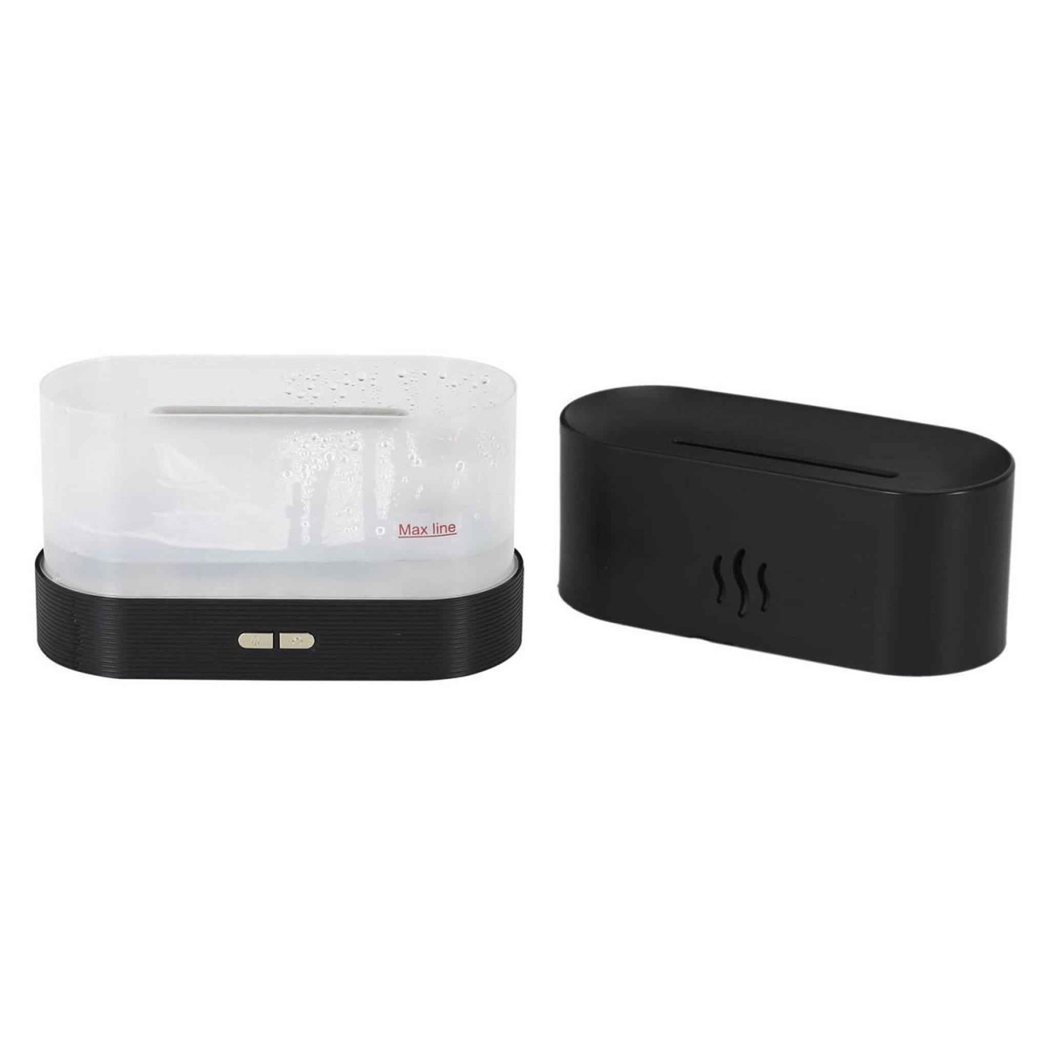Voir la diapositive 5 : The Home Deco Factory Diffuseur Huile Essentielle  Flamme  17cm Noir