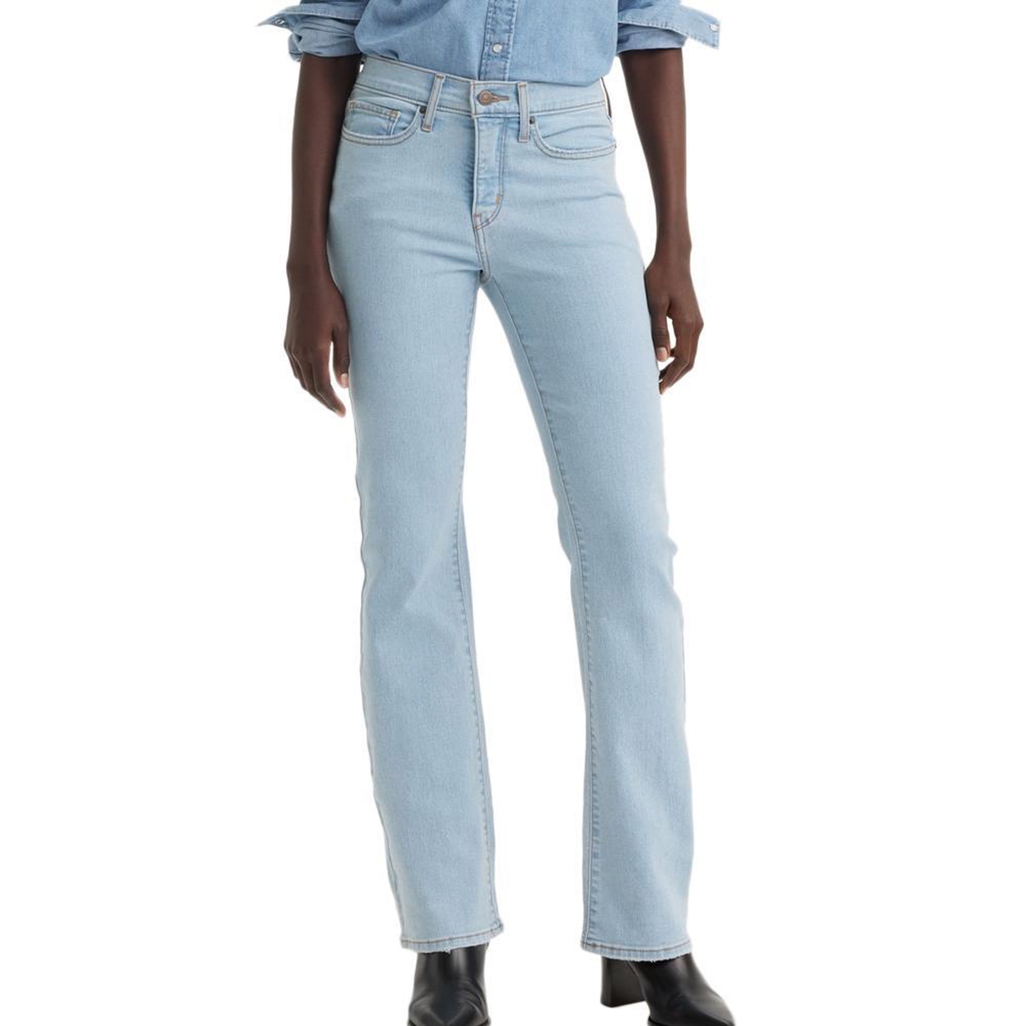 Voir la diapositive 2 : Levi's Jean 315  Ciel Femme Levi's  Shaping Boot Dark Indigo