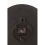 Voir la diapositive 2 : Paris Prix Horloge Murale en Métal  Matia  38cm Noir
