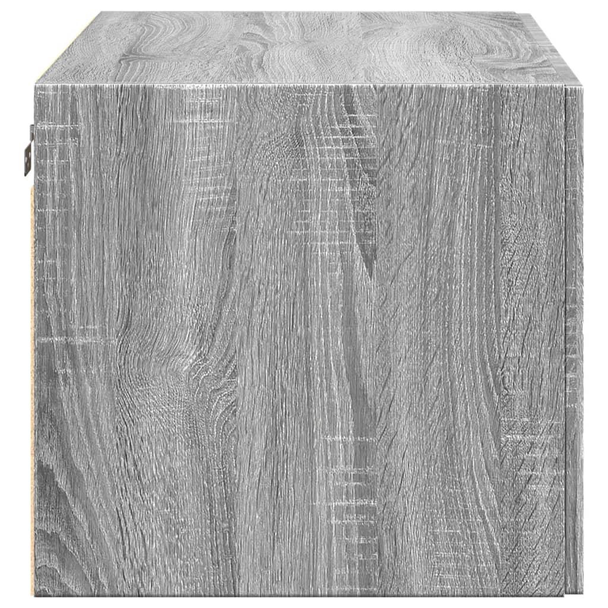 Voir la diapositive 5 : VIDAXL Armoire murale sonoma gris 80x42,5x40 cm bois d'ingenierie
