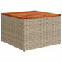 Voir la diapositive 4 : VIDAXL Salon de jardin avec coussins 8 pcs beige resine tressee