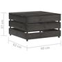 Voir la diapositive 5 : VIDAXL Table palette de jardin Bois de pin impregne