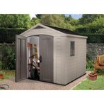 Keter KETER - Abri de jardin en résine 6,6 m² Sydney 88 Beige et Marron