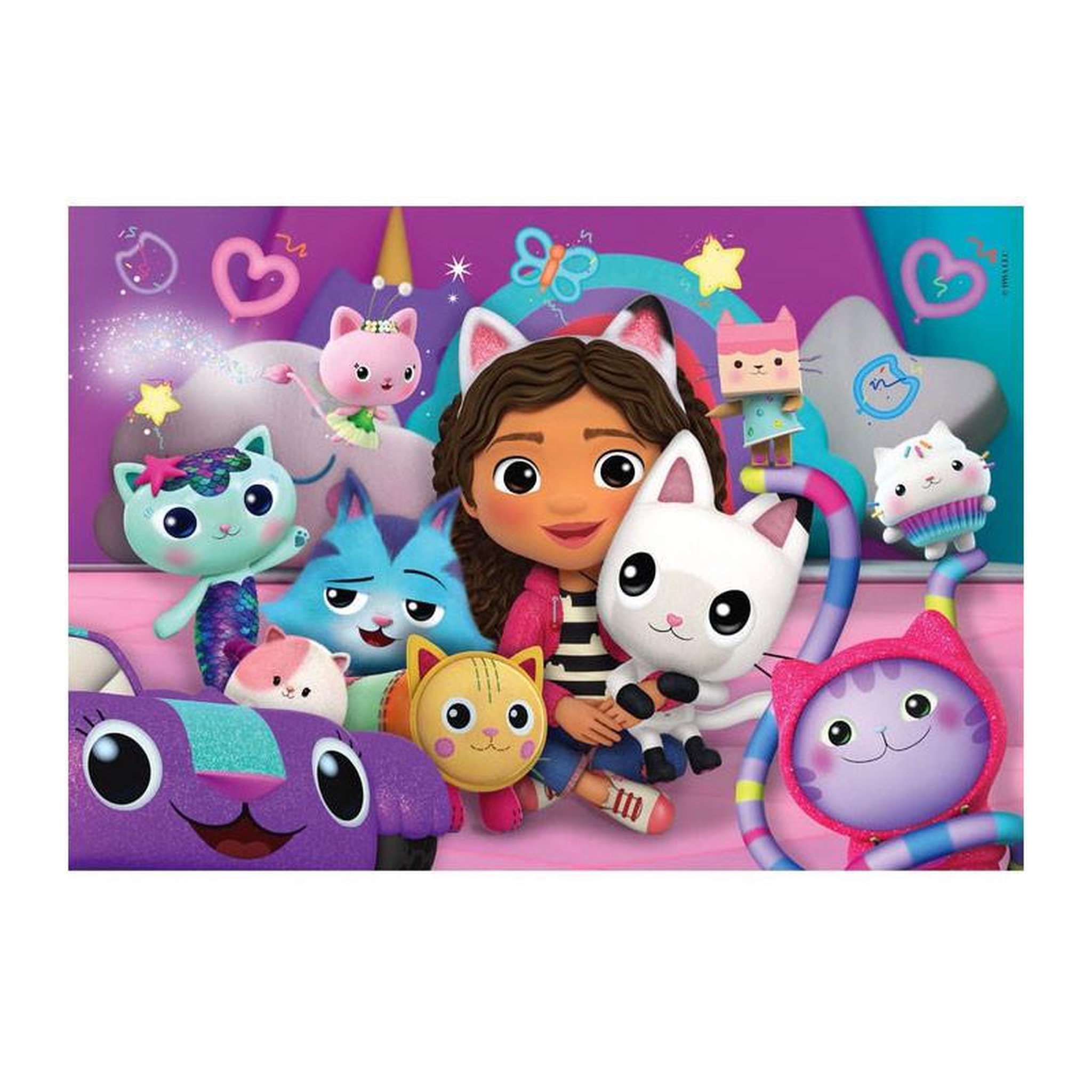 Voir la diapositive 2 : CLEMENTONI Clementoni Jigsaw Puzzle Super Color Gabby's Dollhouse, 60 pcs. 26202
