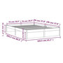 Voir la diapositive 6 : VIDAXL Cadre de lit sans matelas bois massif 160x200 cm