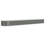 Voir la diapositive 2 : VIDAXL Lit sureleve de jardin Acier enduit de poudre 440x80x36 cm gris