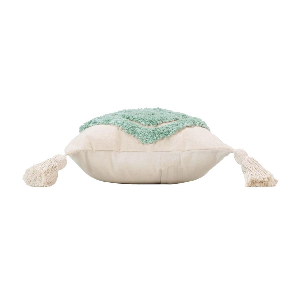 Paris Prix Coussin Déco Tufté  Athena  30x50cm Sauge