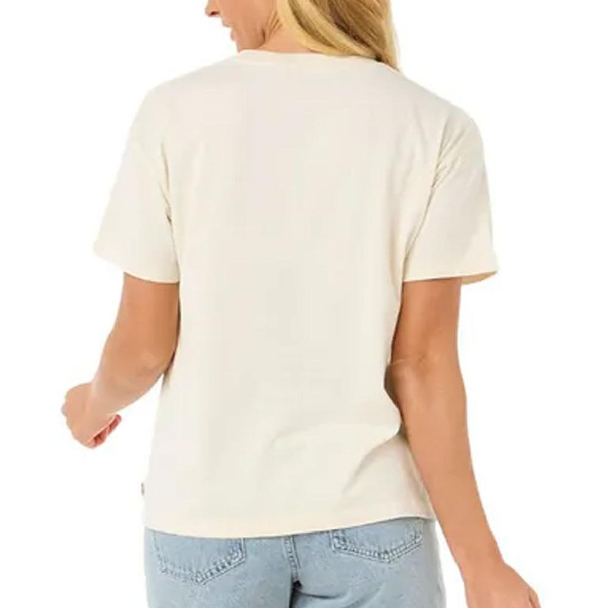 Rip Curl T Shirt Écru Femme Rip Curl Sun & Sea Relaxed