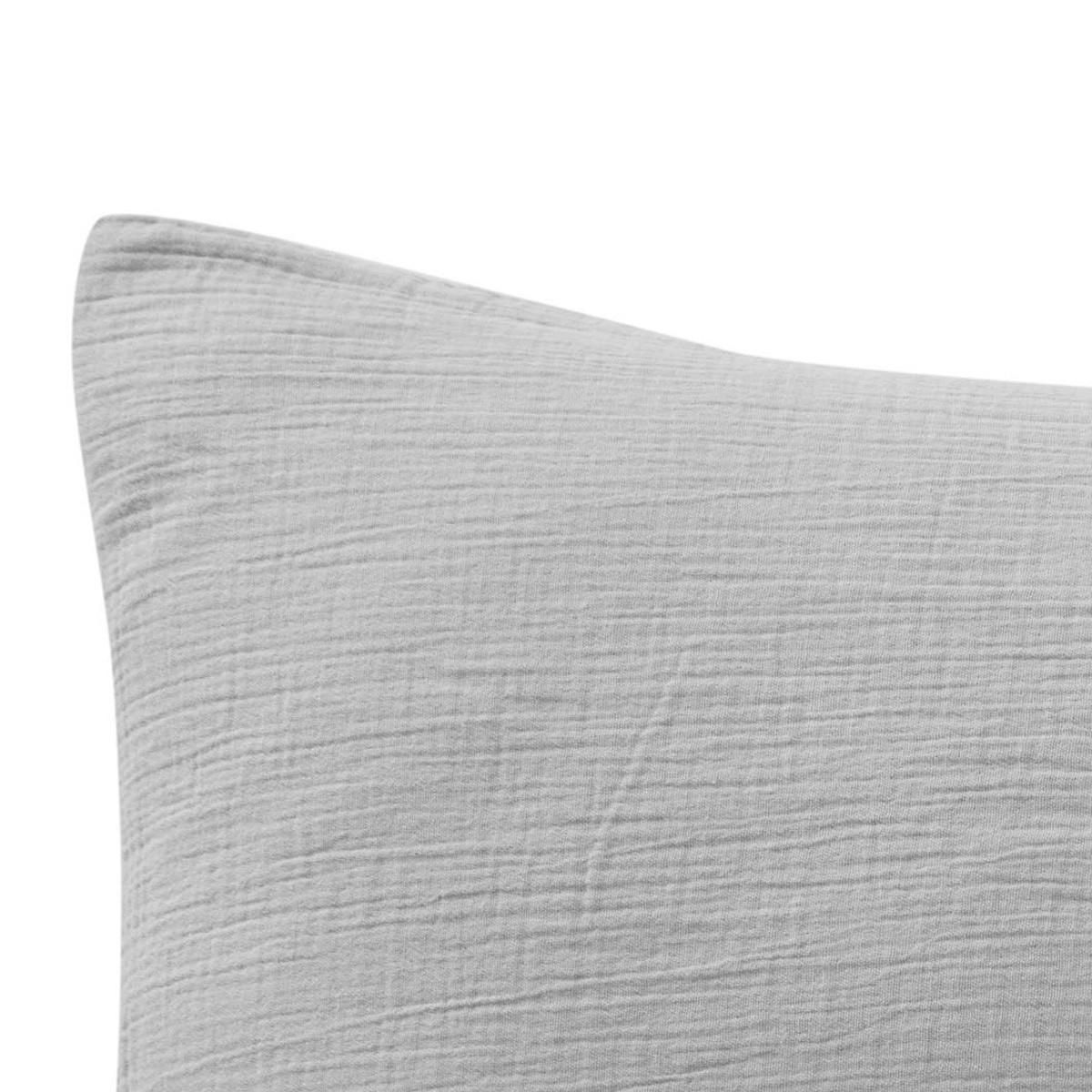 Sensei Maison Lot de 2 taies d'oreiller en gaze de coton LOFT