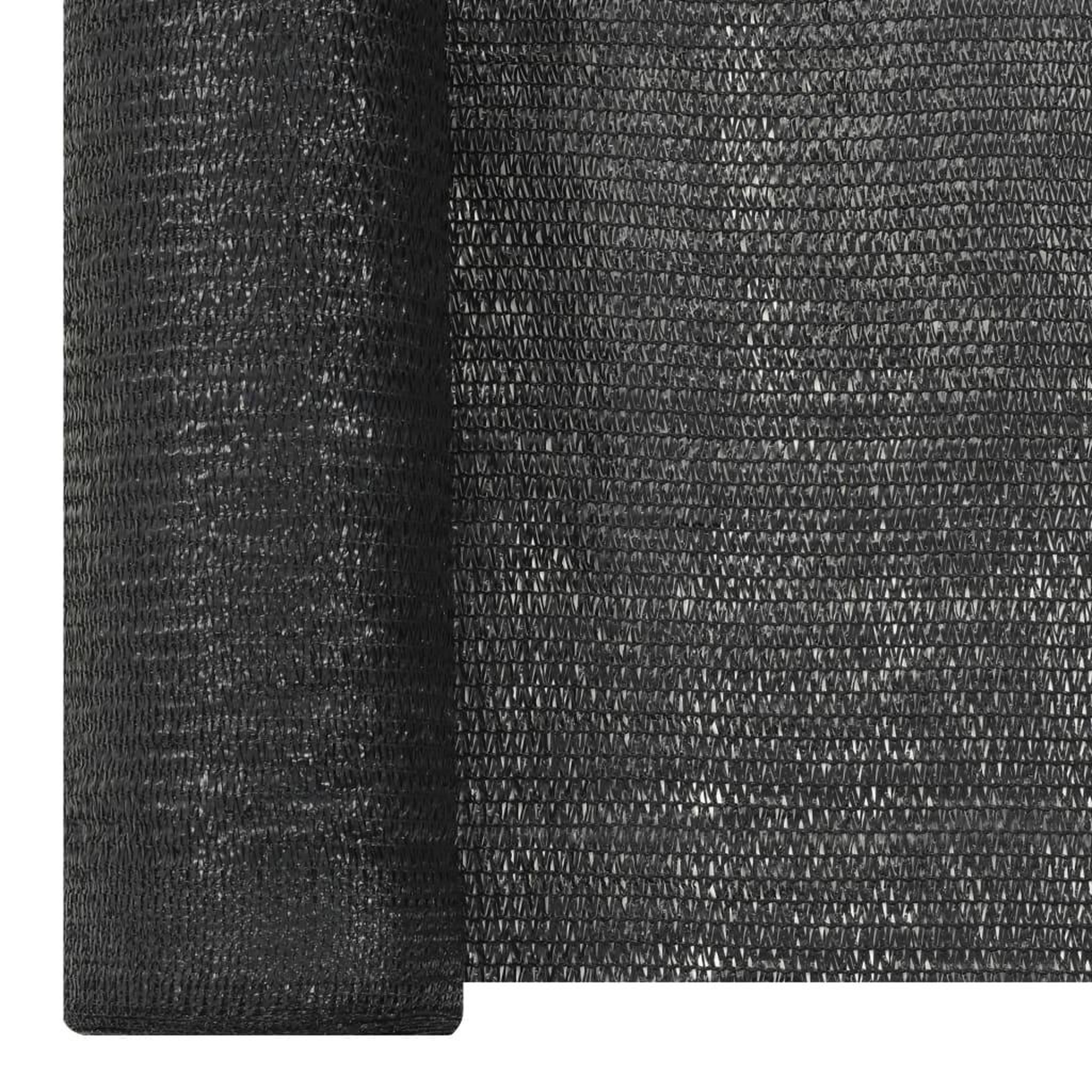 Voir la diapositive 3 : VIDAXL Filet brise-vue Noir 3,6x50 m PEHD 150 g/m^2