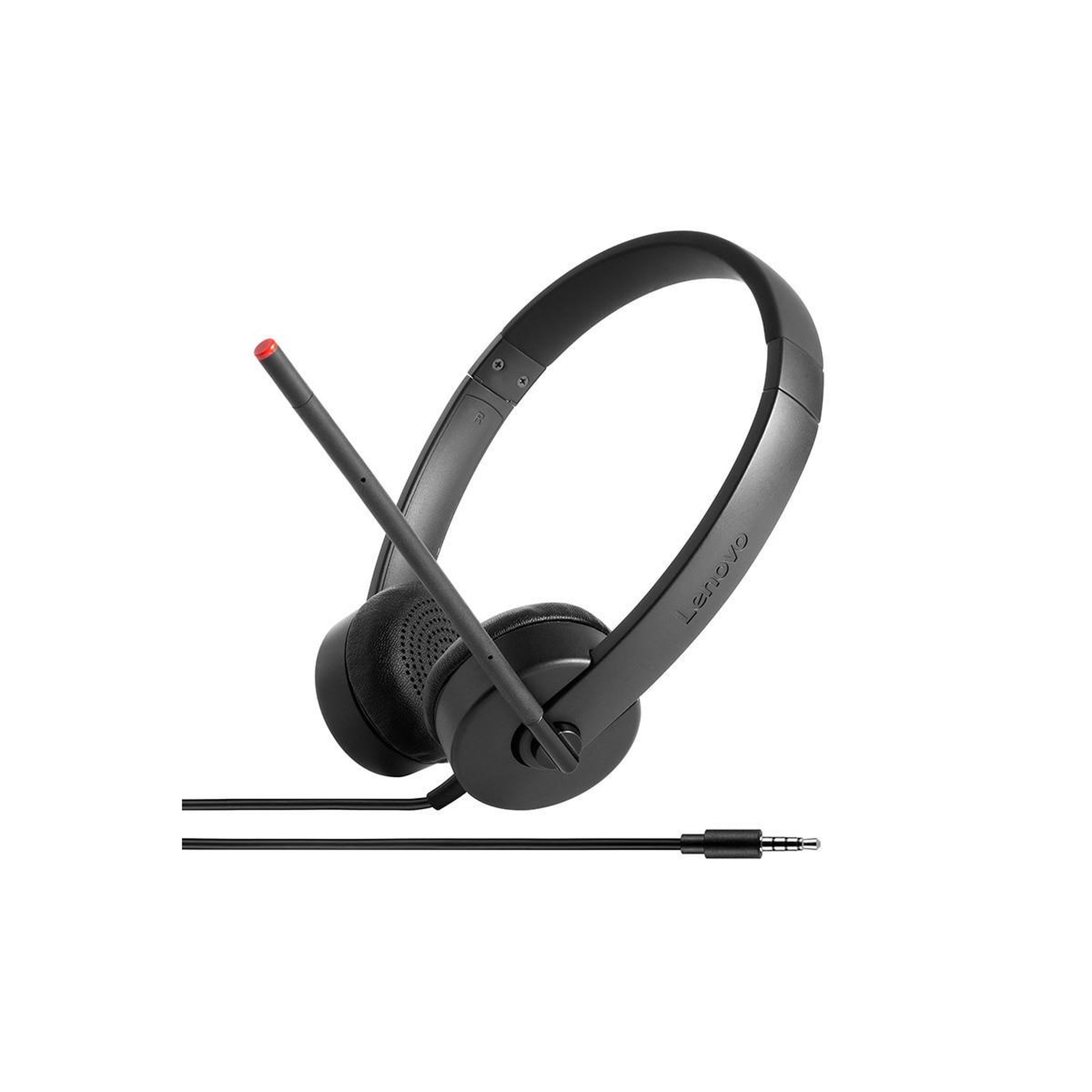 Voir la diapositive 2 : Lenovo Casque Lenovo Stéréo Analogique Câblé