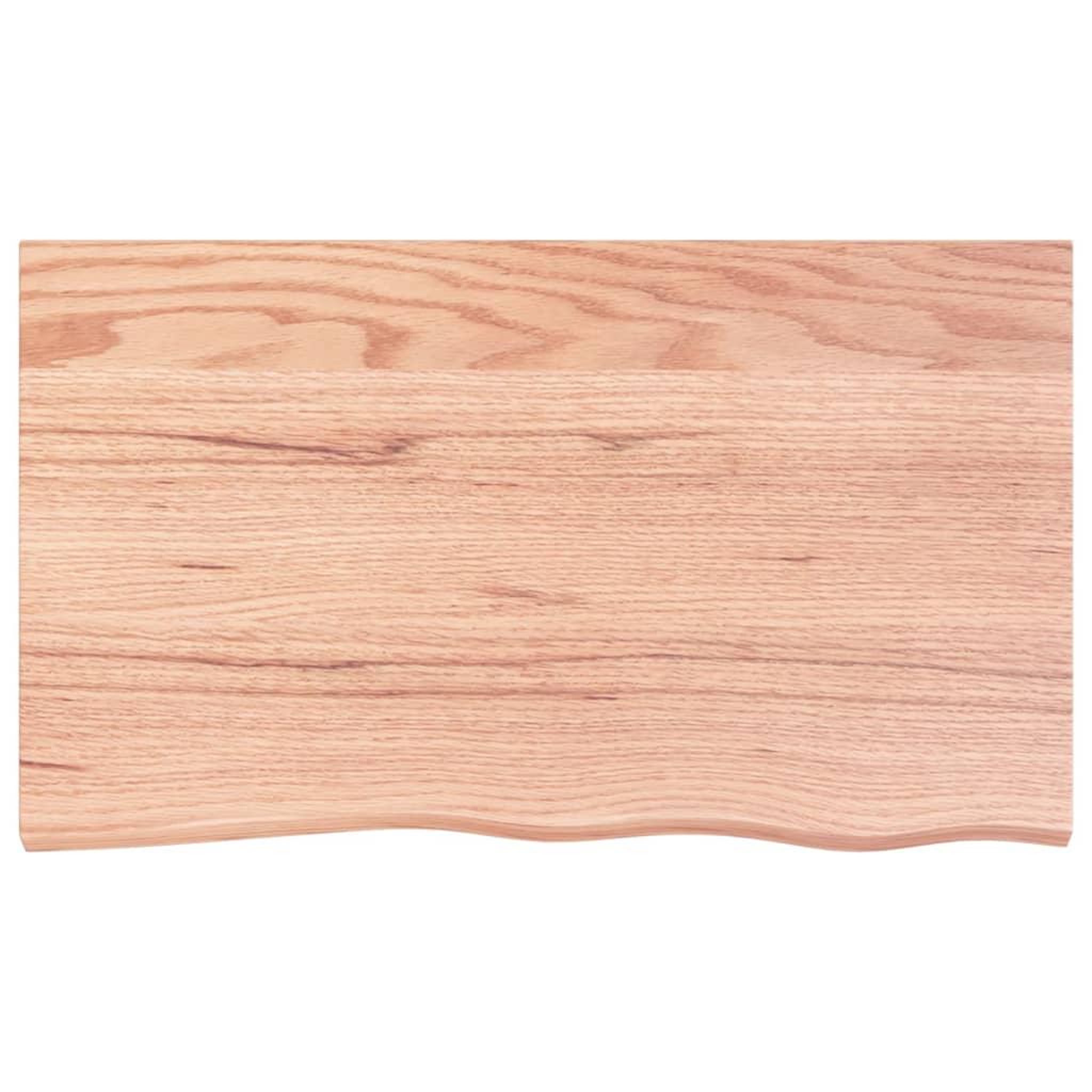 Voir la diapositive 3 : VIDAXL Dessus de table marron clair 100x60x2 cm bois chene traite