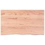 Voir la diapositive 3 : VIDAXL Dessus de table marron clair 100x60x2 cm bois chene traite
