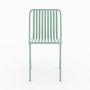 Voir la diapositive 5 : Rendez vous déco Table et chaises de jardin en métal vert 2 personnes-Yumi