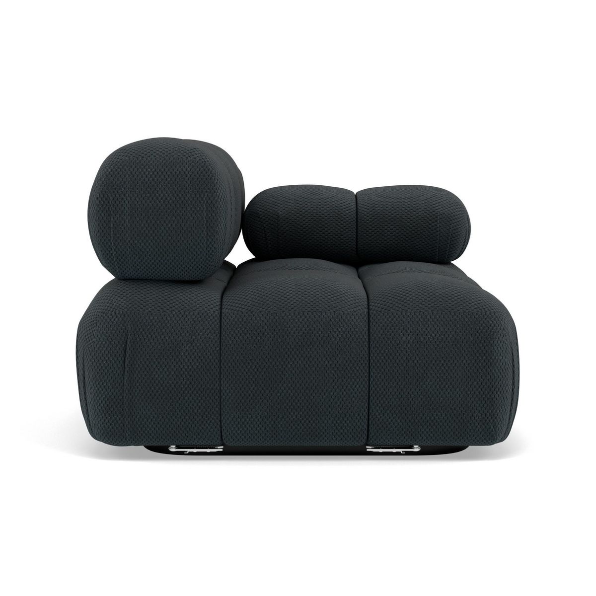 LISA DESIGN Ruby - module d'assise droit en velours texturé