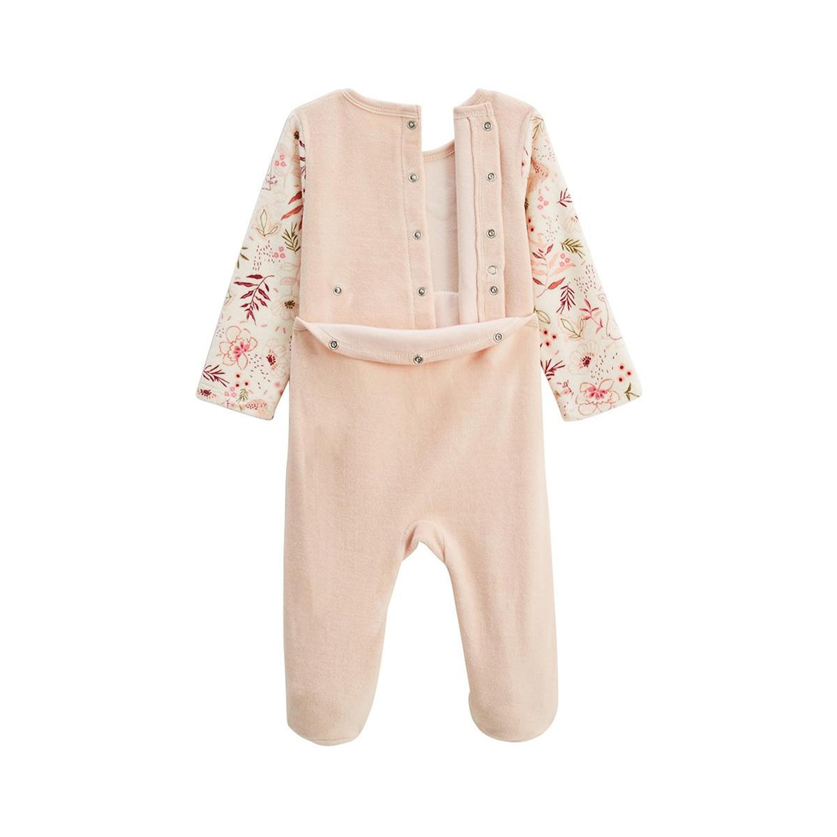 Petit Béguin Pyjama bébé en velours Manouk