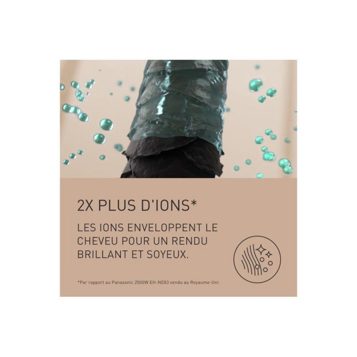 PANASONIC Sèche cheveux Panasonic EH NE87 K825 NOIR