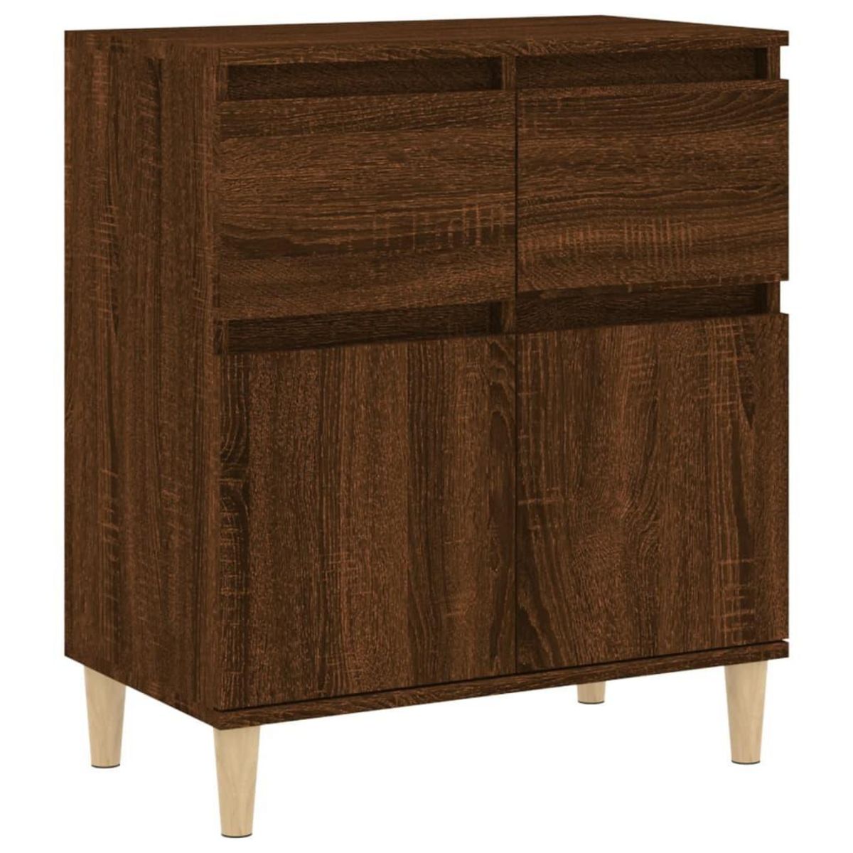VIDAXL Buffet Chene marron 60x35x70 cm Bois d'ingenierie