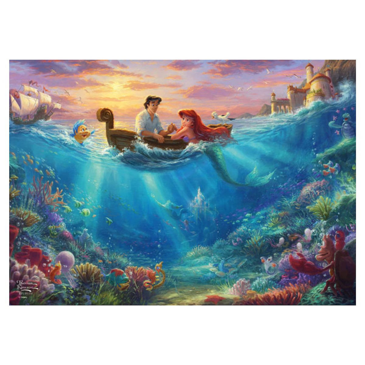 Schmidt Spiele 500 pièces puzzle Arielle la petite sirène