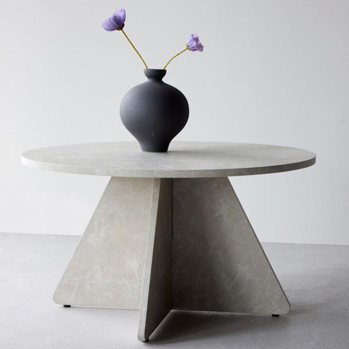 Paris Prix Table Basse Effet Marbre  ﻿Bootcut  80cm Beige