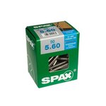 CENTRALE BRICO Lot De 50 Vis En Acier Inoxydable, Empreinte Torx, 5X60 Mm