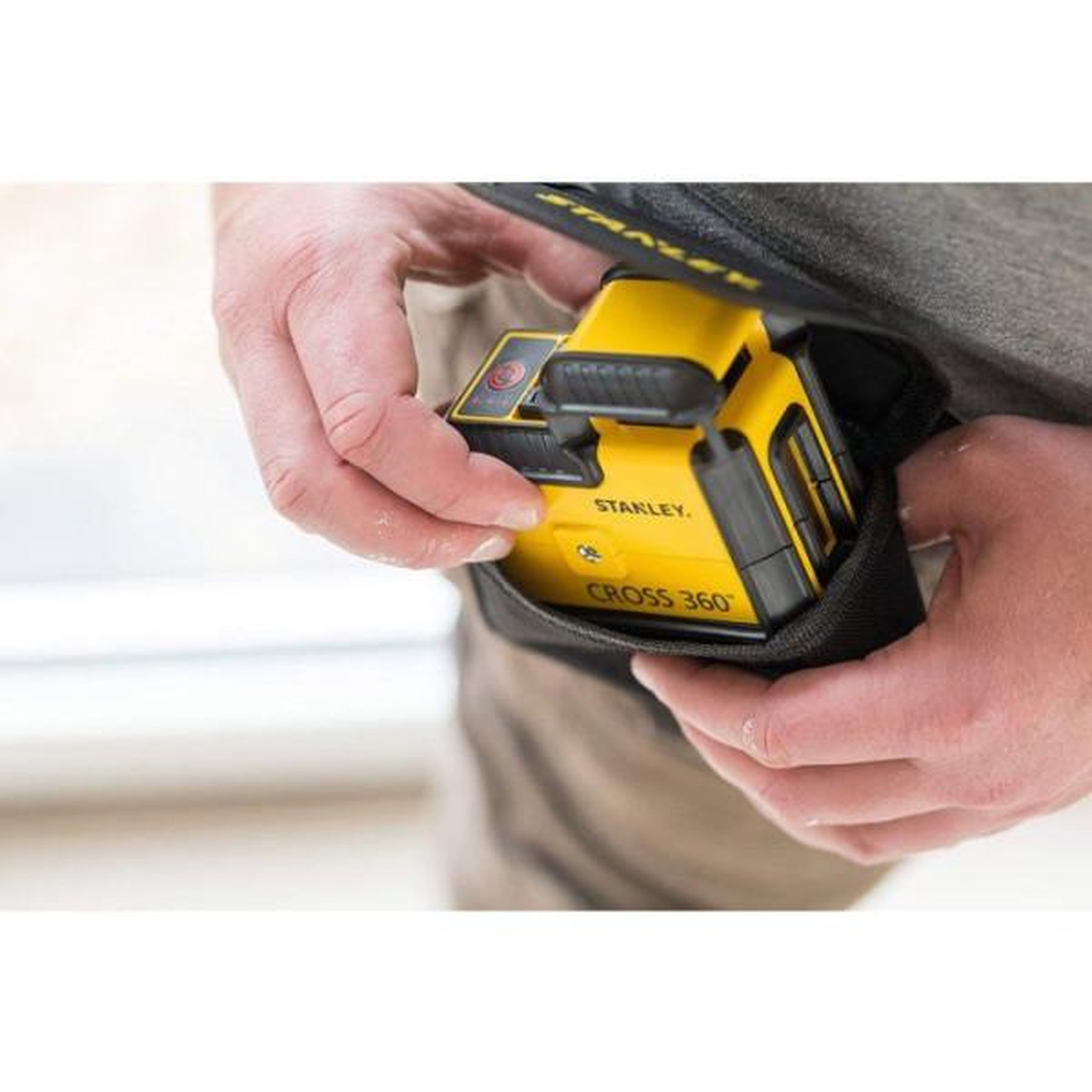 Voir la diapositive 4 : Stanley Kit niveau laser 360° + trépied - stanley - stht77640-1 - piles - rouge