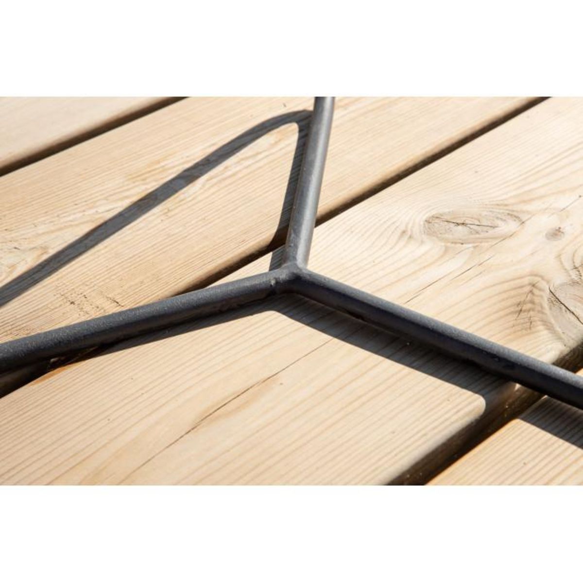 Paris Prix Table d'Appoint de Jardin  Pamplona  40cm Noir