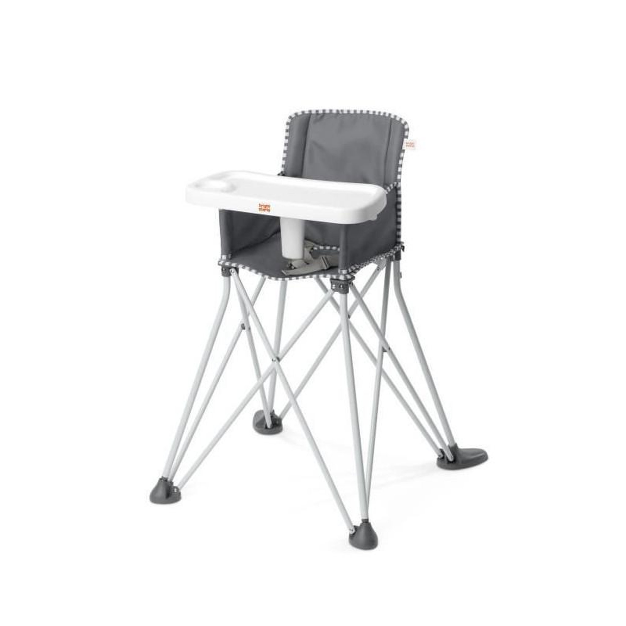 Voir la diapositive 4 : Bright Starts BRIGHT STARTS Chaise haute pliable Pop 'N Dine, avec Sac de transport, Tablette porte-gobelet, Déhoussable et lavable
