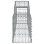 Voir la diapositive 5 : VIDAXL Paniers a gabions arques 11 pcs 200x30x40/60 cm Fer galvanise
