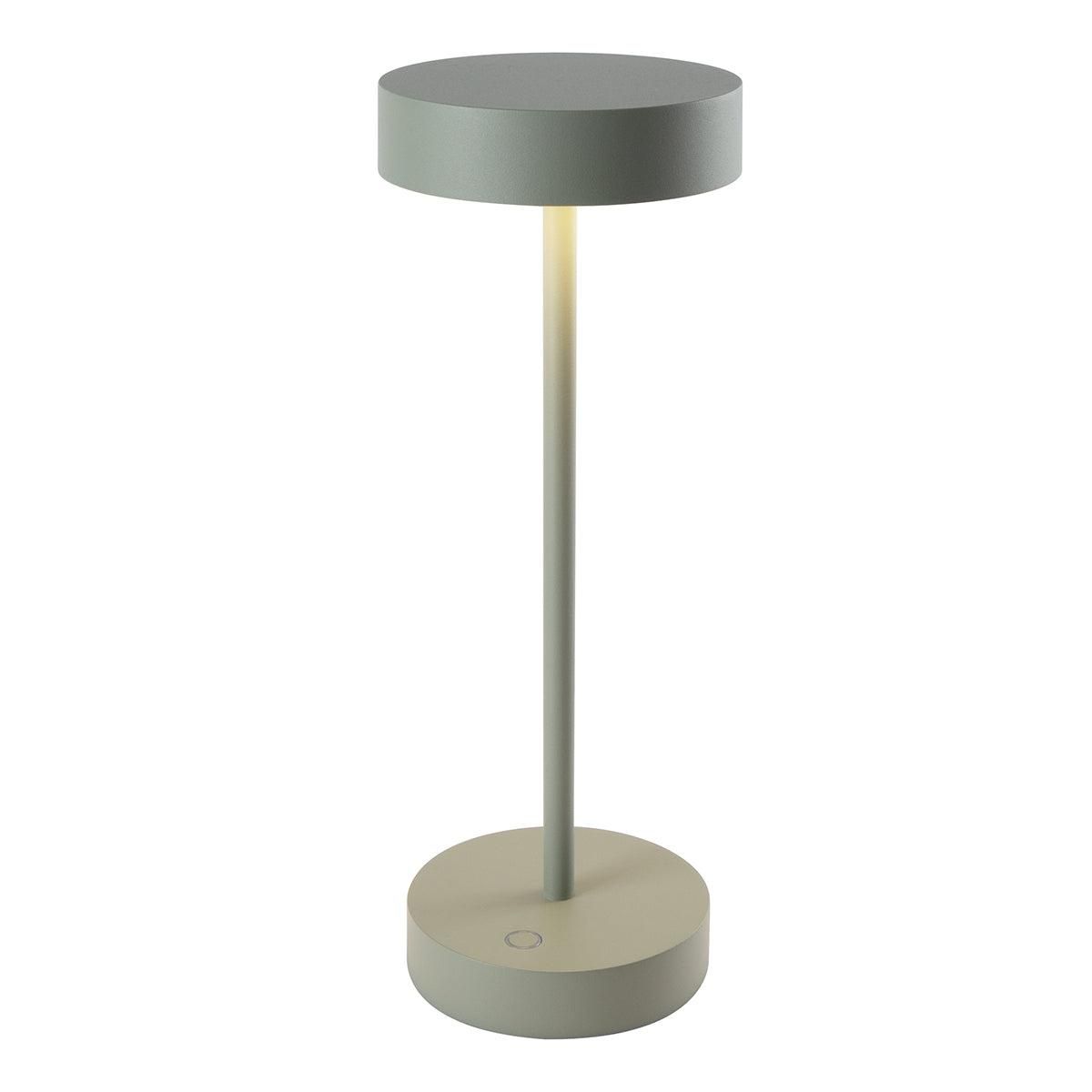 Lumisky Lampe LED design SANDY Vert Aluminium H33cm