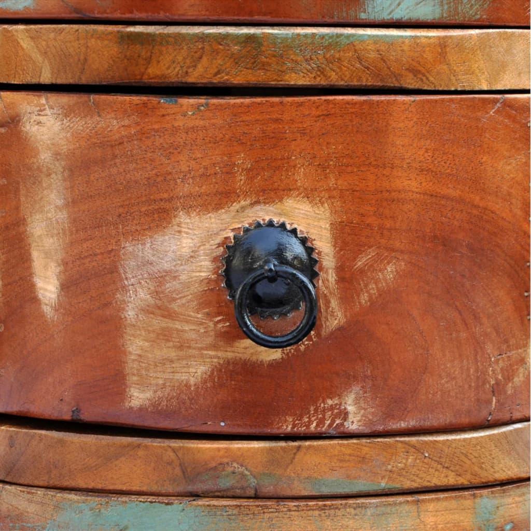 Voir la diapositive 5 : VIDAXL Armoire avec 3 tiroirs bois de recuperation massif