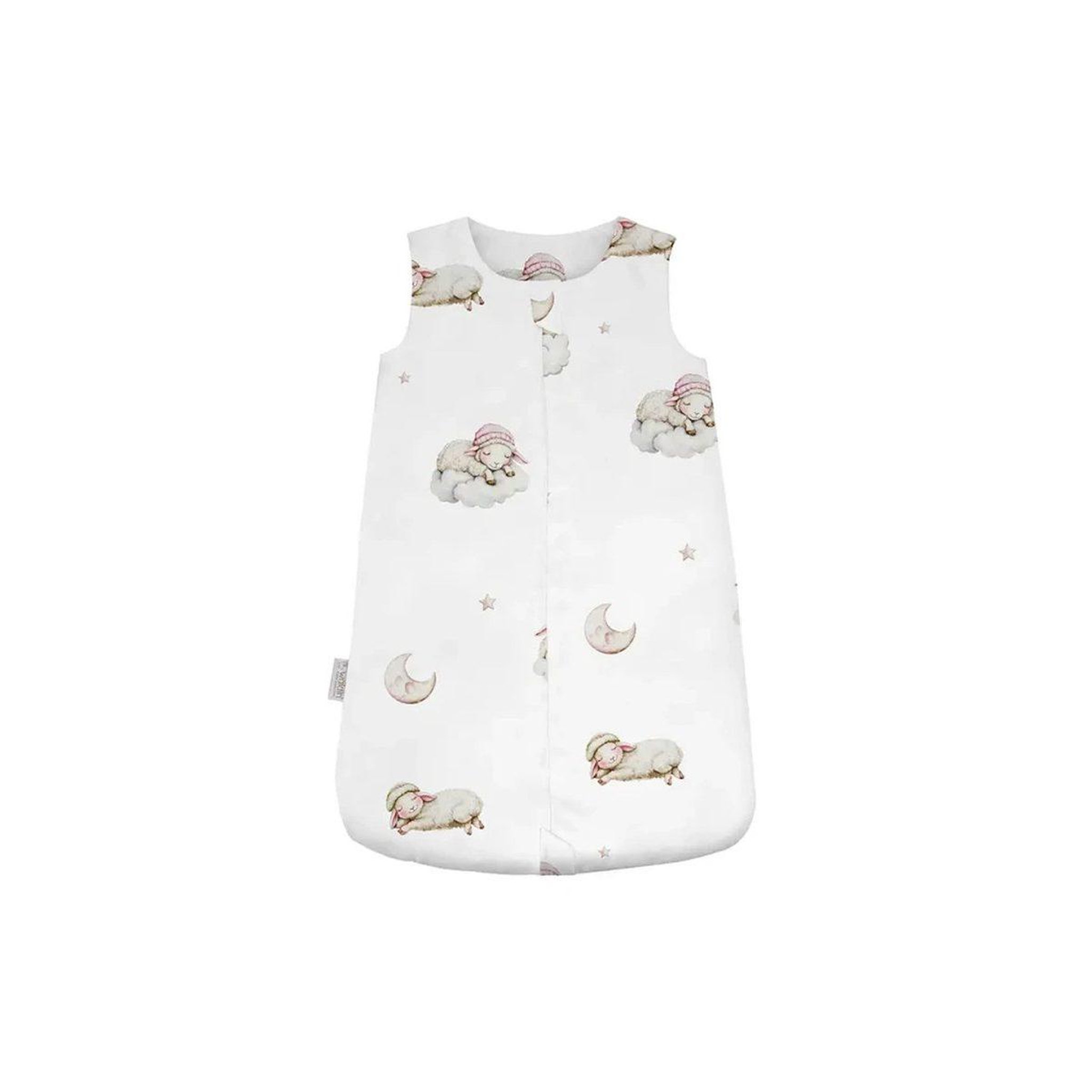 WALDIN Gigoteuse en bambou 40 × 64 cm 1,5 TOG - taille S - motif berceuse, blanc