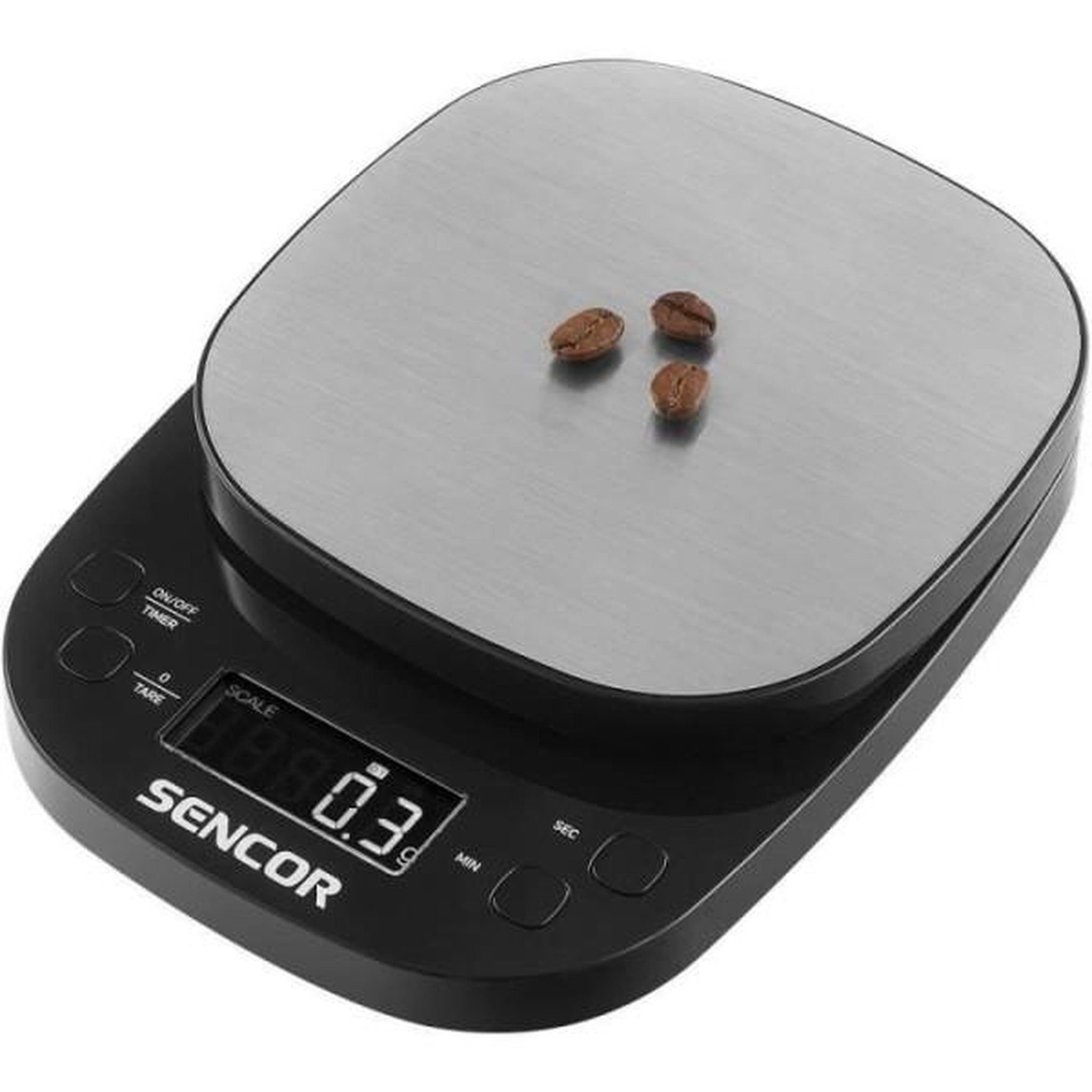 Voir la diapositive 2 : MARKET24 Balance de Cuisine Electronique de Precision  - Sencor - SKS 0804BK
