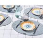 Voir la diapositive 2 : BJORN Set de table ovale - 6 pièces - Feutre recyclé gris
