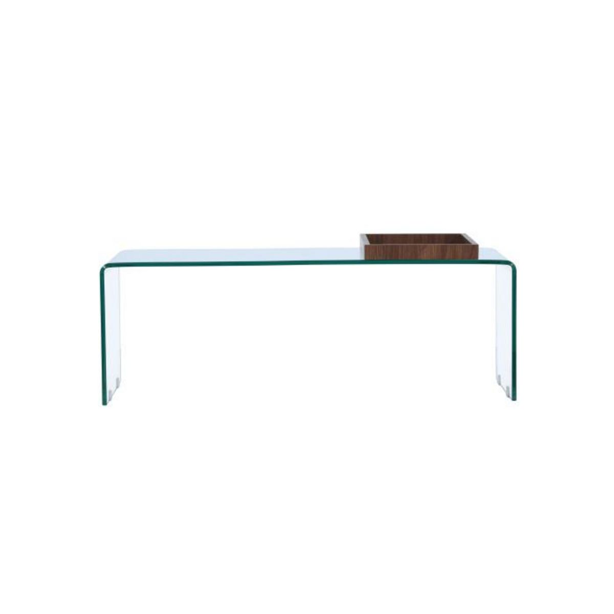 Paris Prix Table Basse en Verre  Telemark  110cm Transparent
