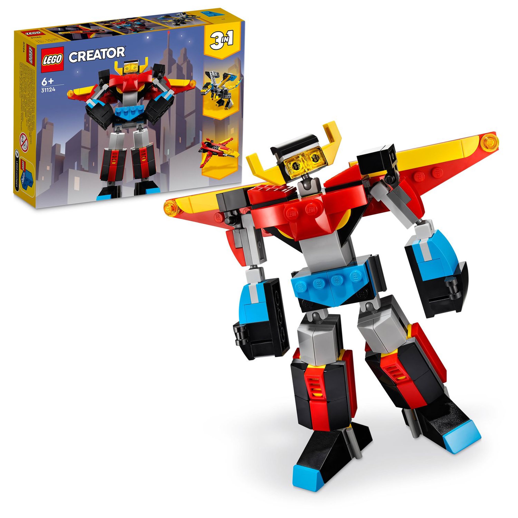 Voir la diapositive 2 : LEGO Creator 31124 - Le Super Robot 