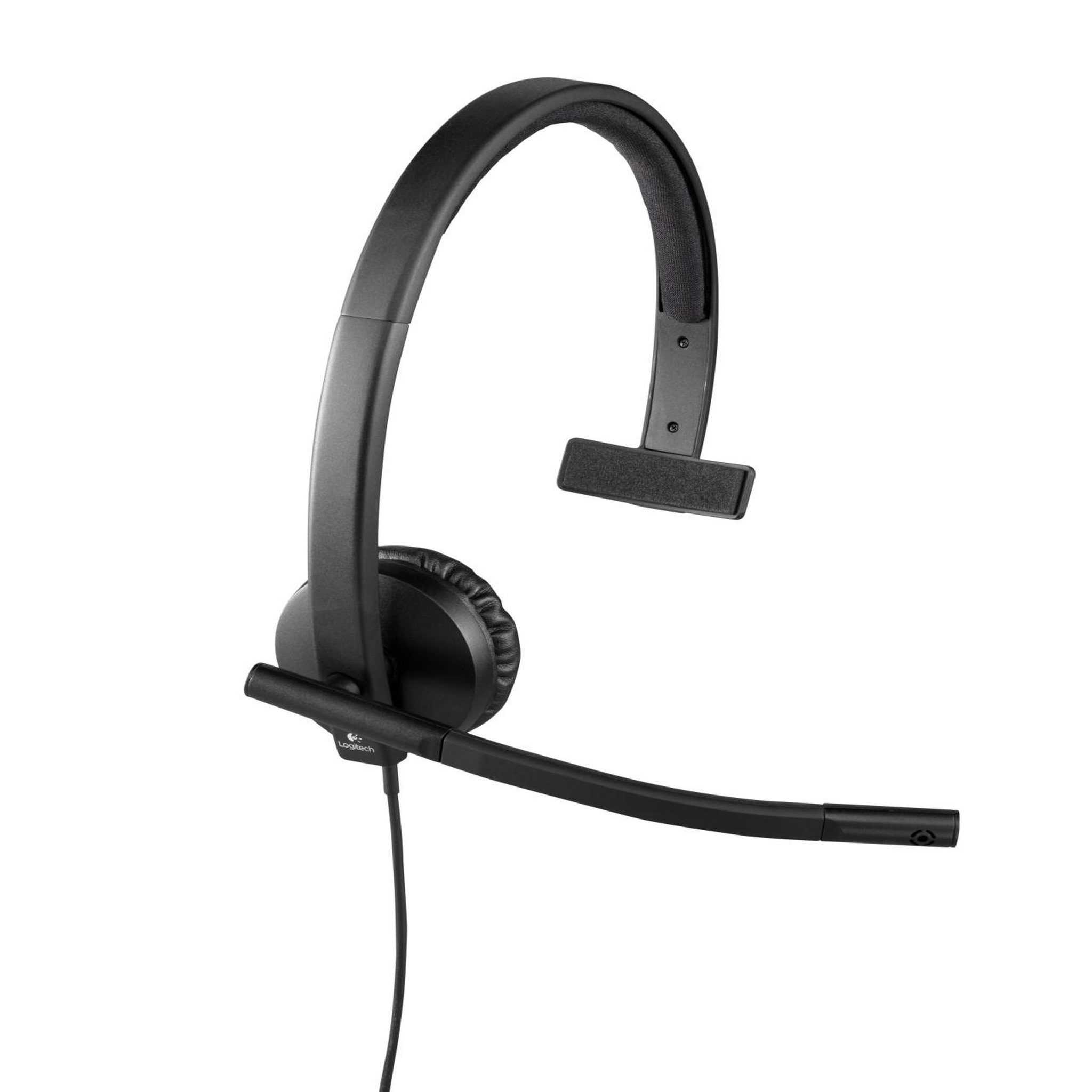 Voir la diapositive 3 : Logitech Casque USB Logitech H570e - Casque-micro On-Ear Noir
