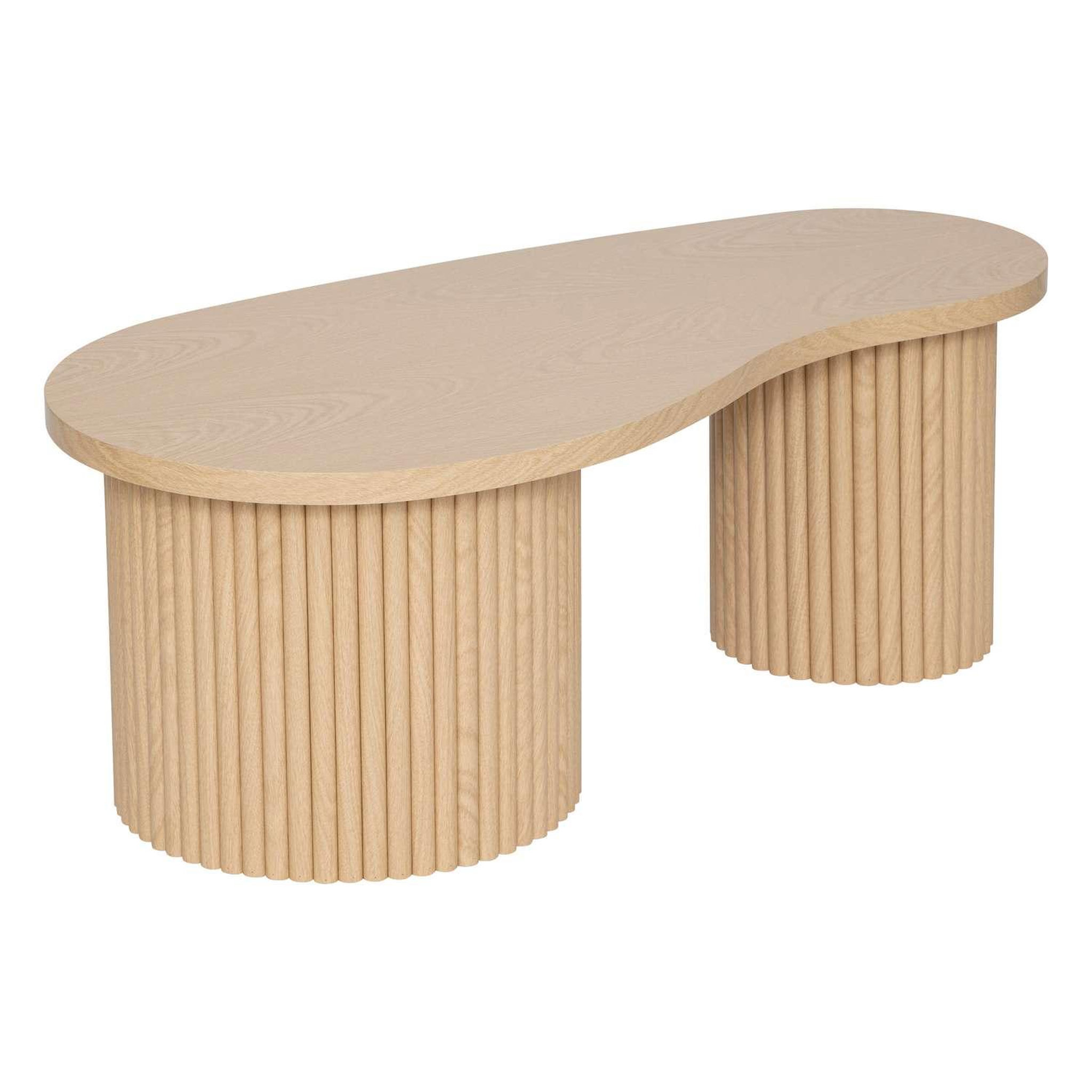 Voir la diapositive 4 : ATMOSPHERA Duo de tables basses gigognes soleya - beige