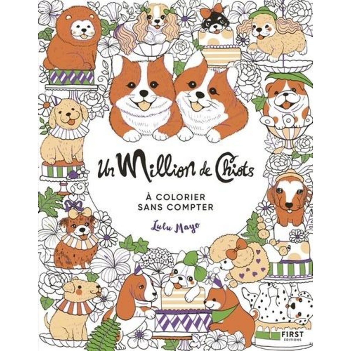 UN MILLION DE CHIOTS. A COLORIER SANS COMPTER, Mayo Lulu