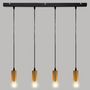 Voir la diapositive 3 : Paris Prix Lampe de Plafonnier Design  Ays  110cm Naturel