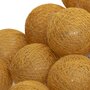 ATMOSPHERA Guirlande LED 10 boules - Orange ocre