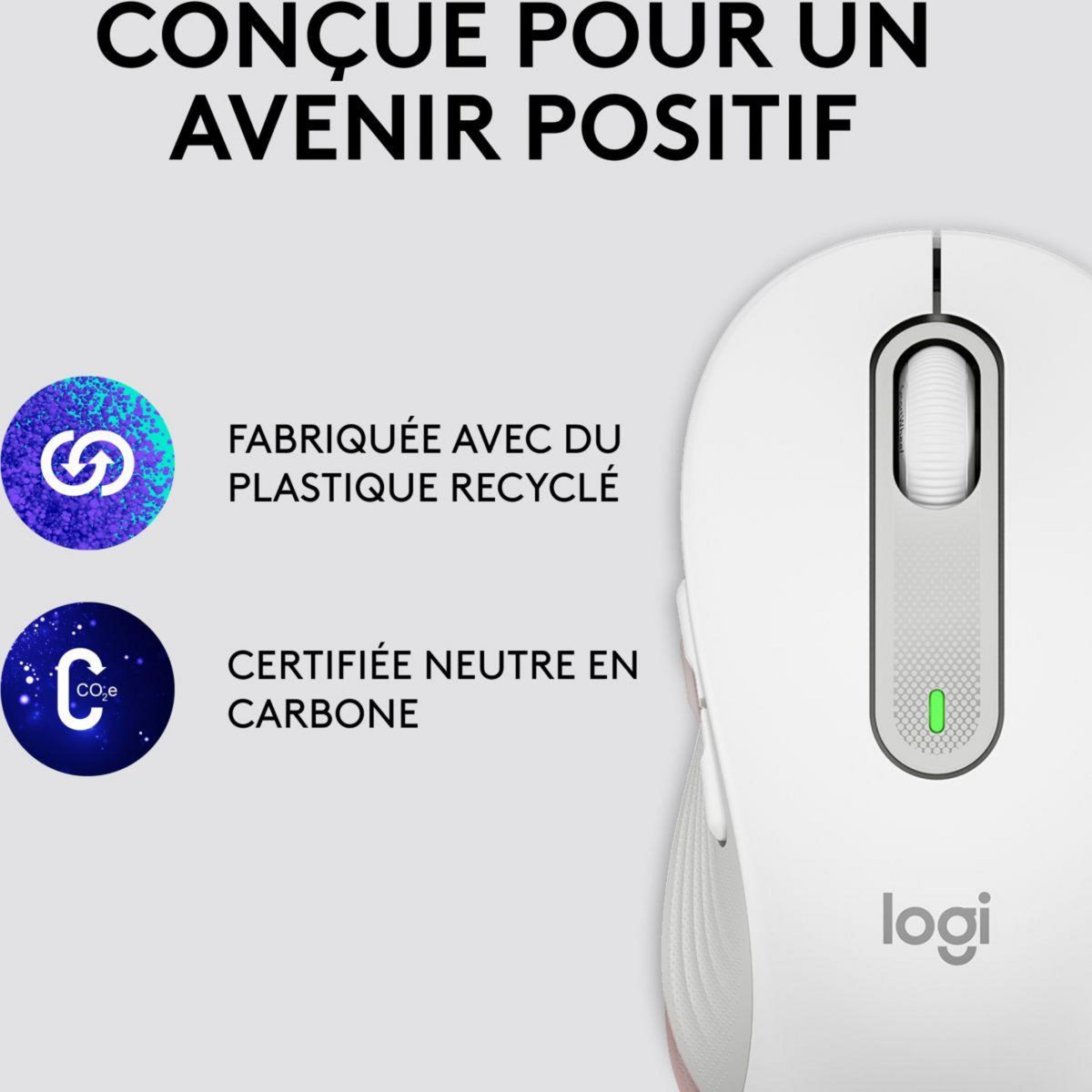 Logitech Souris sans fil Signature M650 Blanche