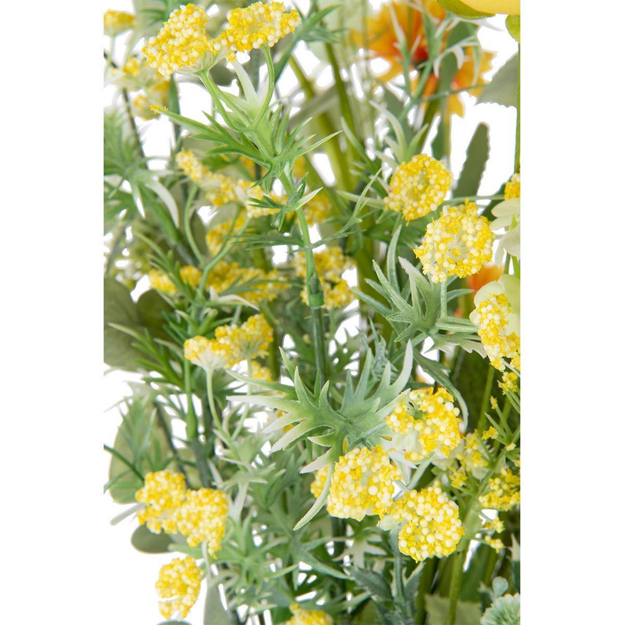 Voir la diapositive 4 : J-LINE Bouquet de fleurs artificielles  mixtes  85cm jaune