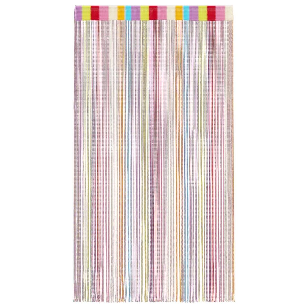 VIDAXL Rideaux a fils 2 pcs multicolore 100x250 cm