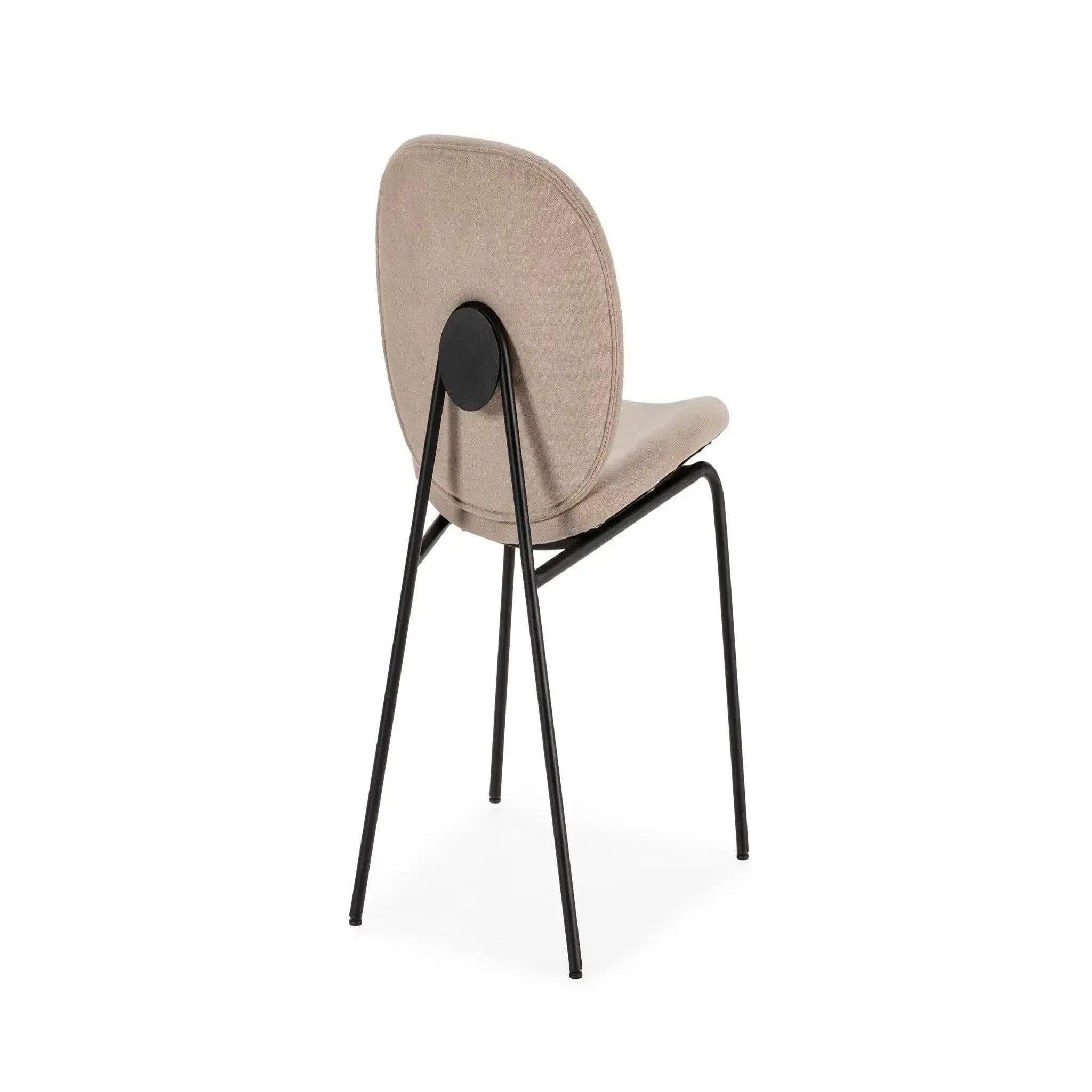 Voir la diapositive 6 : CASANOVA PARIS Line - lot de 2 chaises pieds en métal noir
