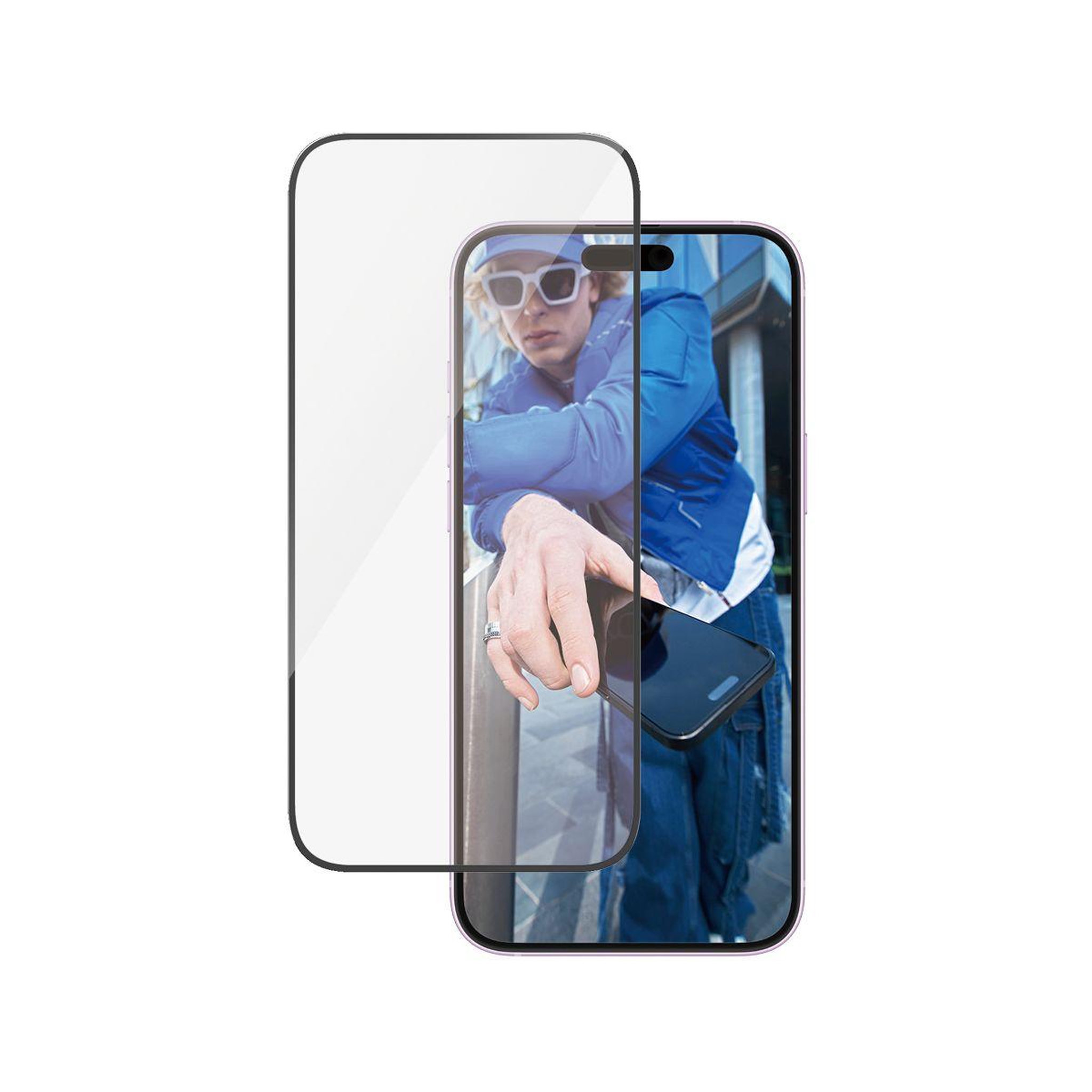PANZERGLASS Protège écran iphone 16 plus verre trempé ultra-wide f