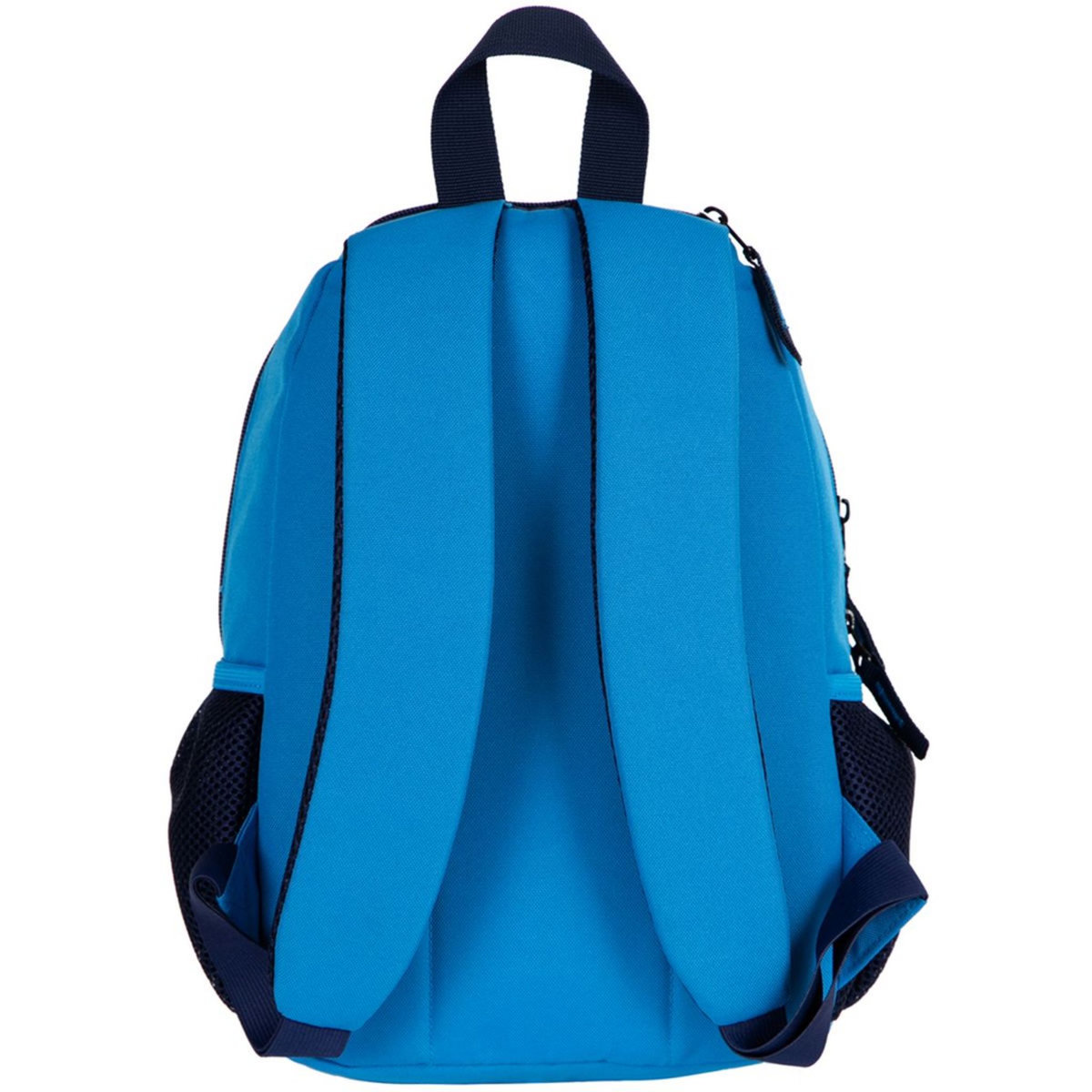 AUCHAN Sac maternelle bleu avec capuche POLICE