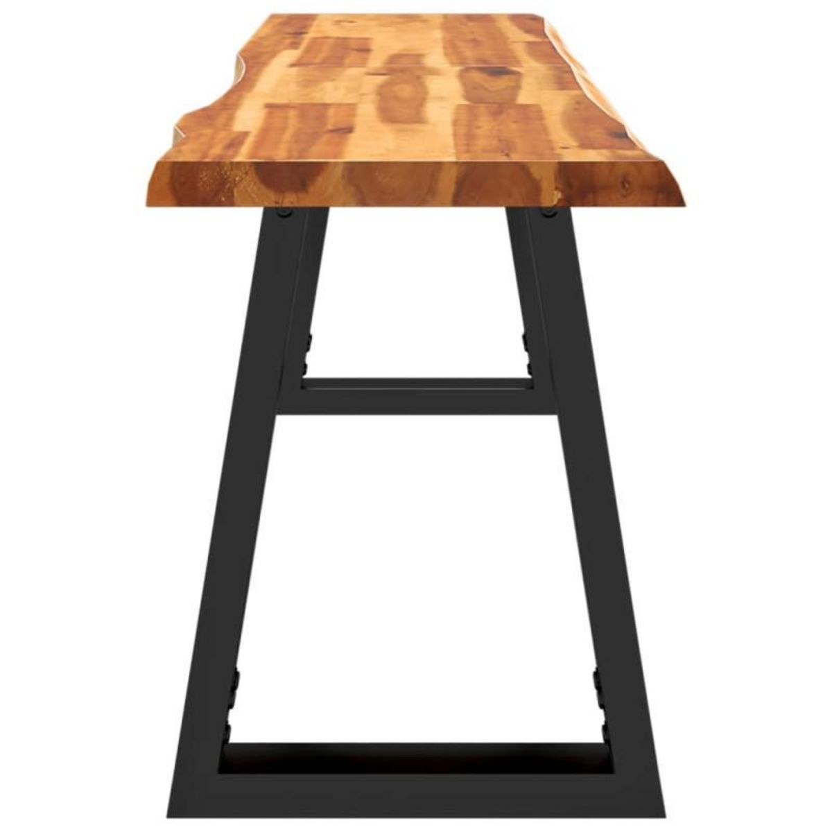 VIDAXL Banc avec bord vivant 140 cm bois d acacia massif