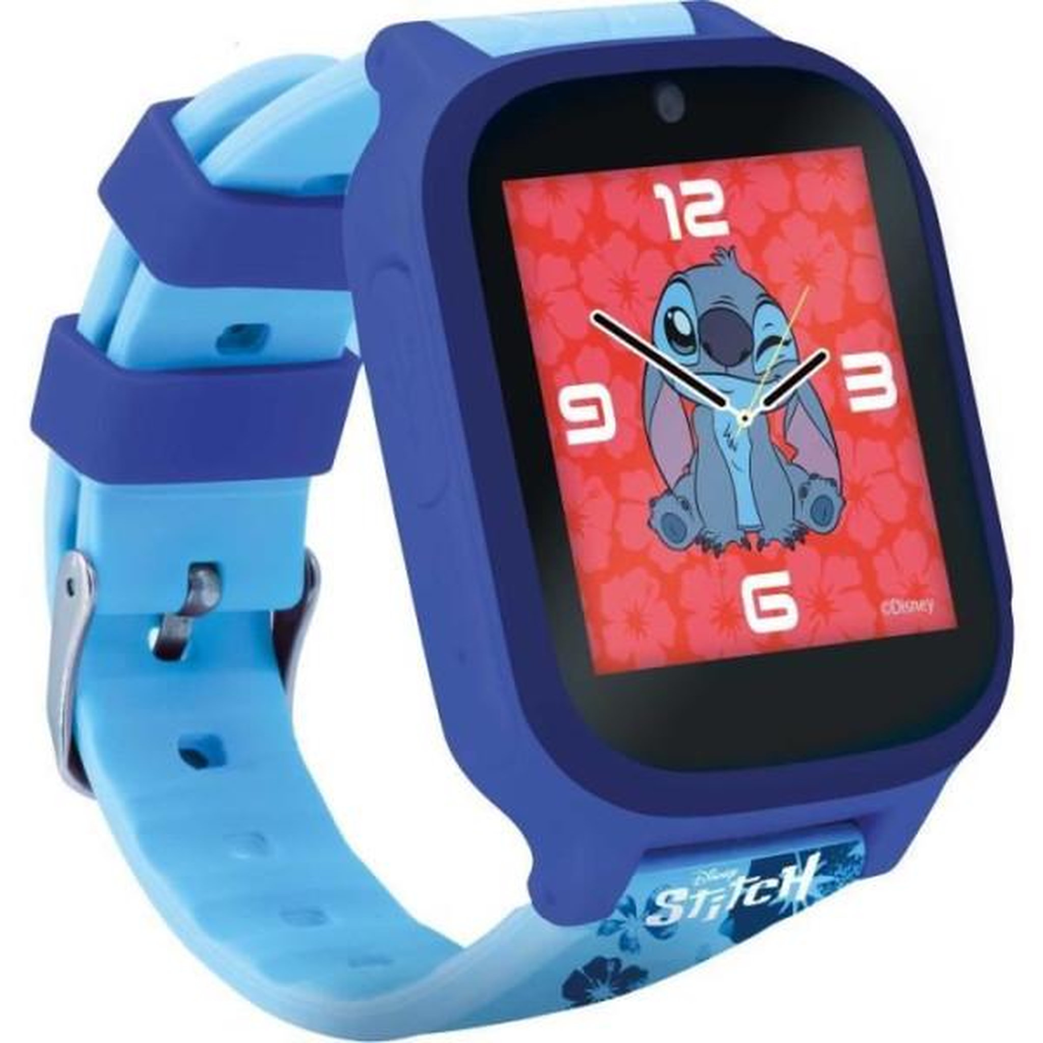 LISCIANI GIOCHI Montre Éducative - HI TECH - STITCH - Cadrans personnalisables, 5 Jeux interactifs