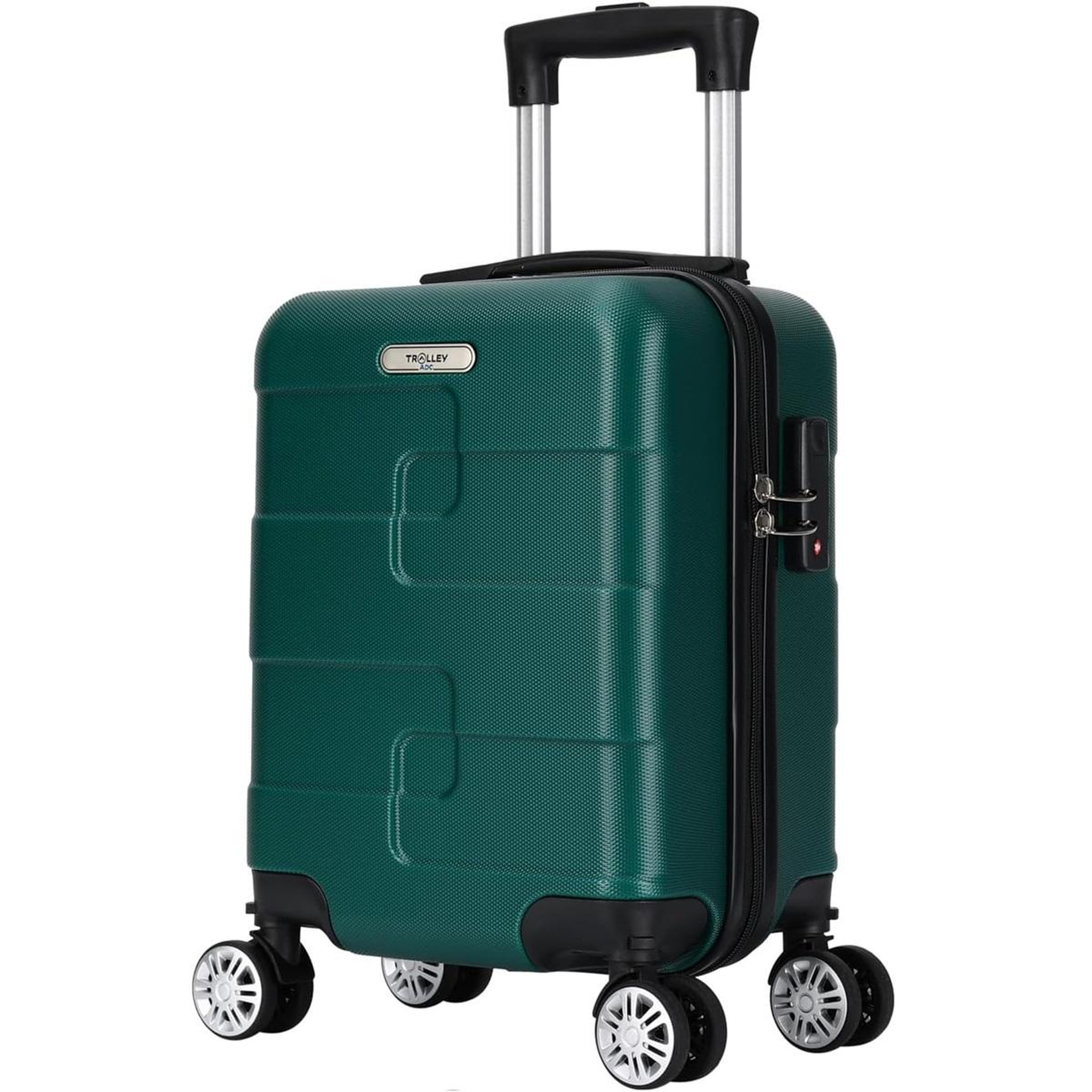 TROLLEY ADC Valise cabine à roulettes vert - val-721
